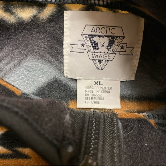 Artic Image Fleece Qtr-Zip XL Measurement Black Good Condition - Picture 4 of 5